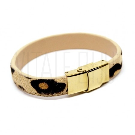 Pulseira Animal Print - 17cm -...