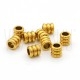 Entremeio/ Separador 6.5 x 5.5mm Furo: 3mm - Aço Inox Dourado