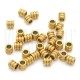 Entremeio/ Separador 6.5 x 5.5mm Furo: 3mm - Aço Inox Dourado