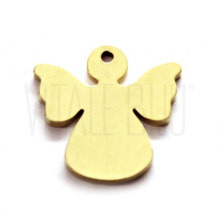 Pendente anjo 15x15mm - Aço in...