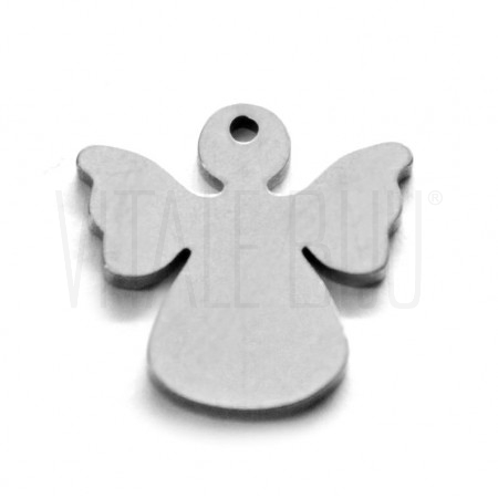 Pendente anjo 15x15mm - Aço in...